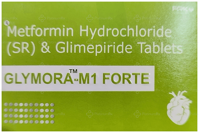 Glymora M Forte 1/1000mg Tablet SR 10s
