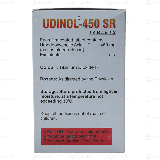 Udinol 450mg Tablet SR 10s