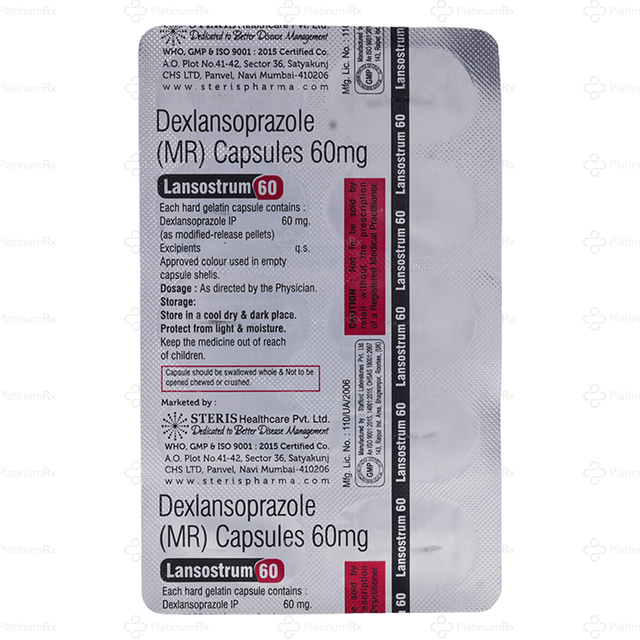 Lansostrum 60mg Capsule 10s