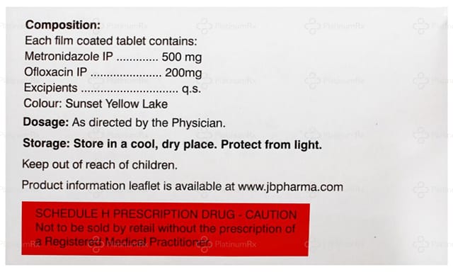 Metrogyl O 200/500mg Tablet 10s