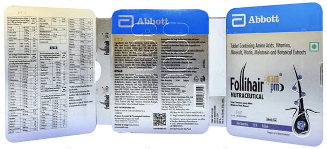 Follihair AMPM Gluten Free Tablet 20s