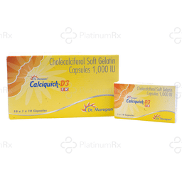 Calciquick D3 1K Capsule 10s