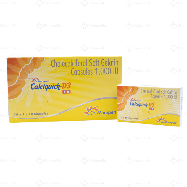 Calciquick D3 1K Capsule 10s