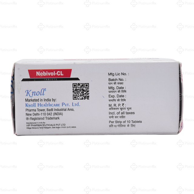 Nebivol CL 5/10mg Tablet 10s
