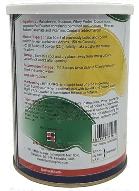Hepa Pro Mixed Fruit Powder 400gm