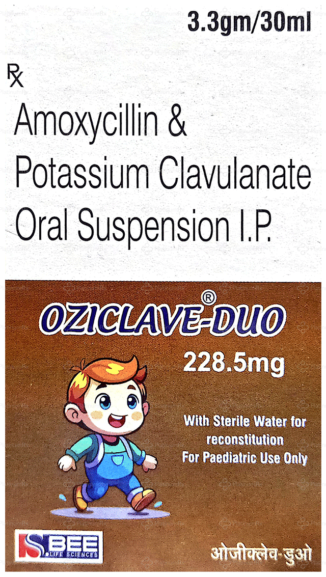 Oziclave Duo 200/28.5mg Oral Suspension 30ml