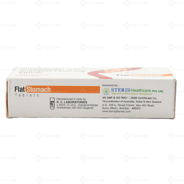 Flat Stomach 250/80mg Tablet 10s