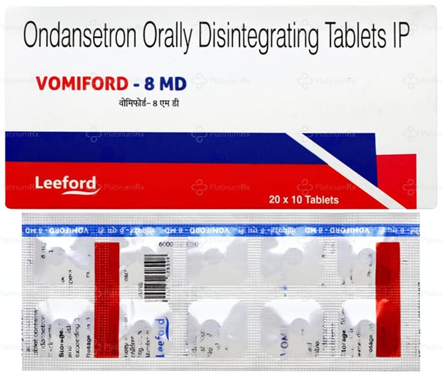 Vomiford 8mg MD Tablet 10s