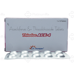Thiodoc Ace 100/4mg Tablet 10s