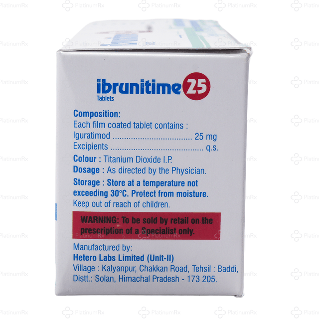 Ibrunitime 25mg Tablet 10s
