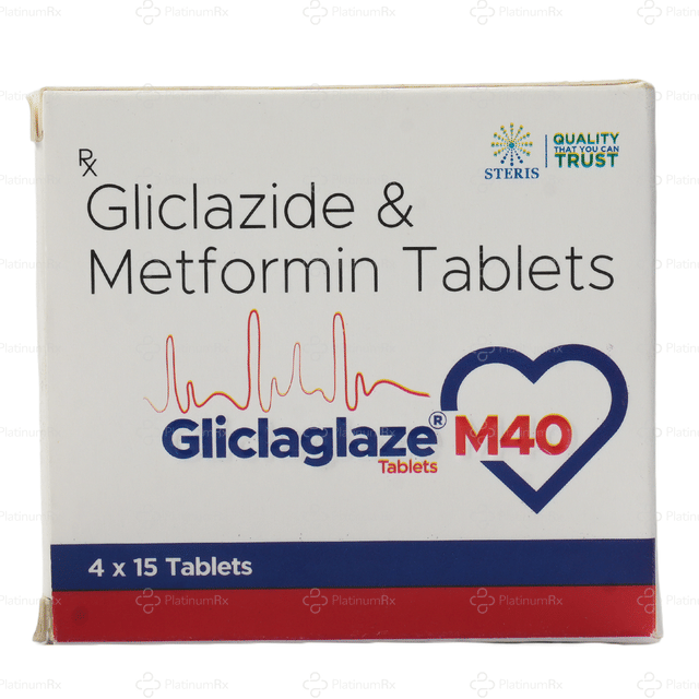 Gliclaglaze M 40/500mg Tablet 15s