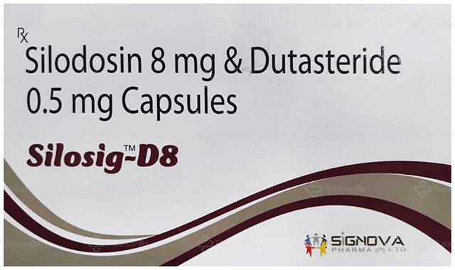 Silosig D 0.5/8mg Capsule 10s