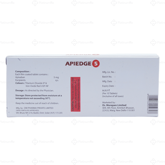 Apiedge 5mg Tablet 10s