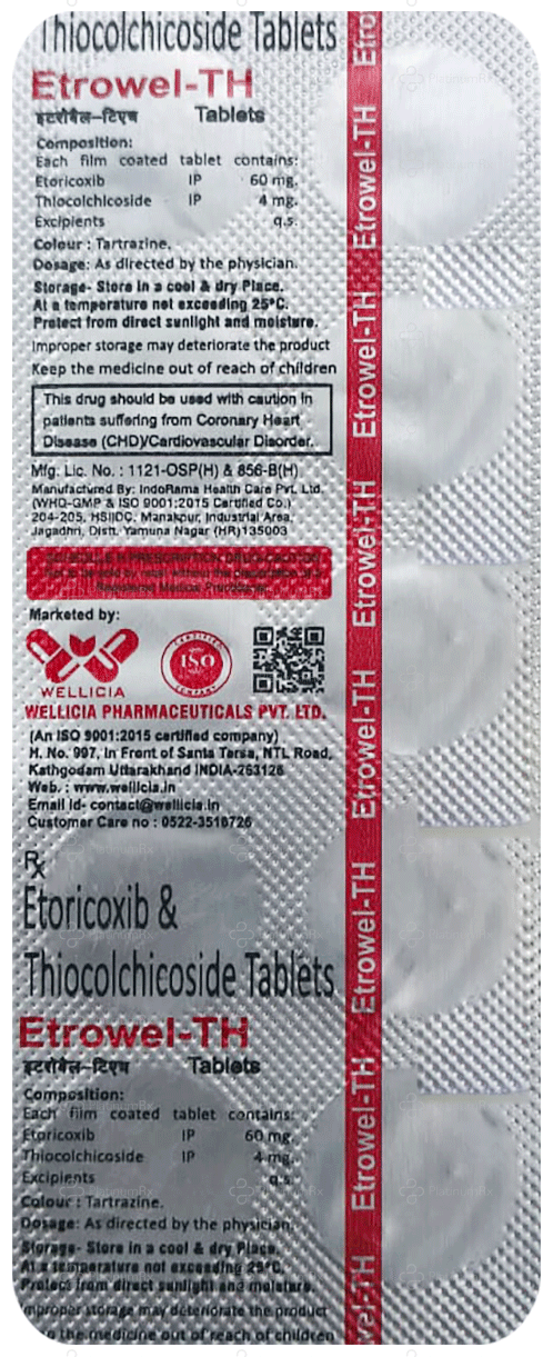 Etrowel TH 60/4mg Tablet 10s