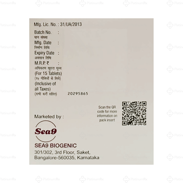Seamet Trio 2/500/0.2mg Tablet SR 15s