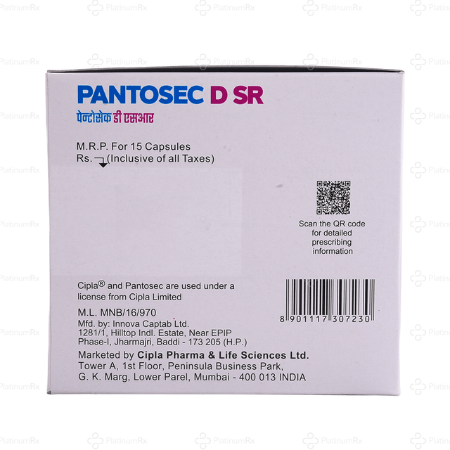 Pantosec DSR 30/40mg Capsule PR 15s