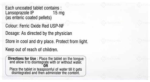 Lanzoprax Kid 15mg Tablet 10s