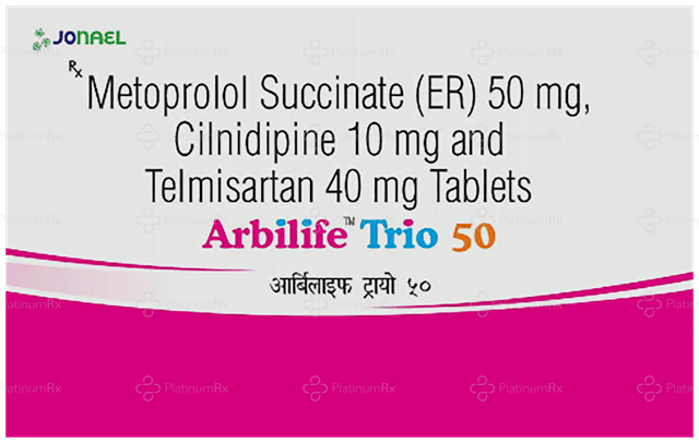 Arbilife Trio 10/47.5/40mg Tablet ER 10s