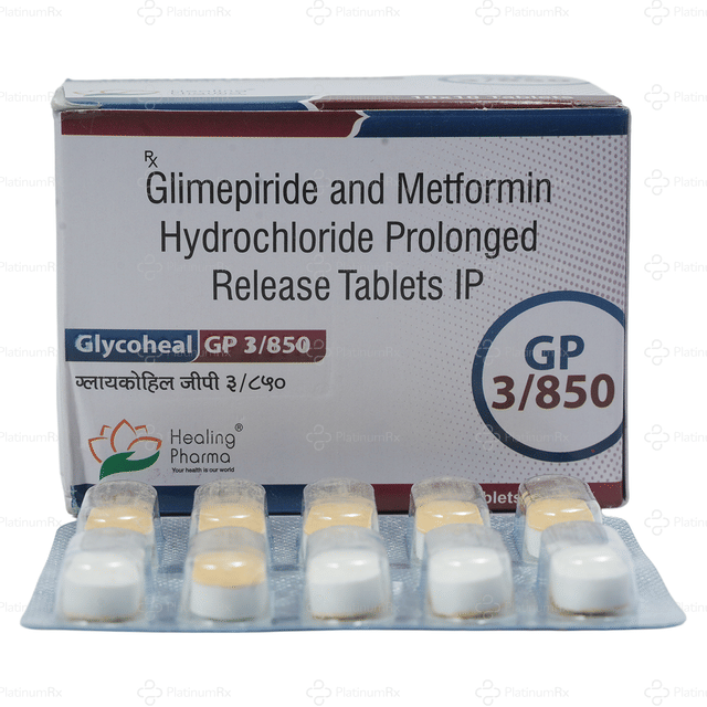 Glycoheal GP 3/850mg Tablet 10s