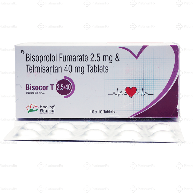 Bisocor T 2.5 /40mg Tablet 10s