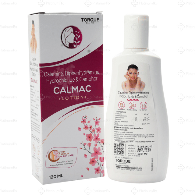 Calmac Calamine Lotion 120ml