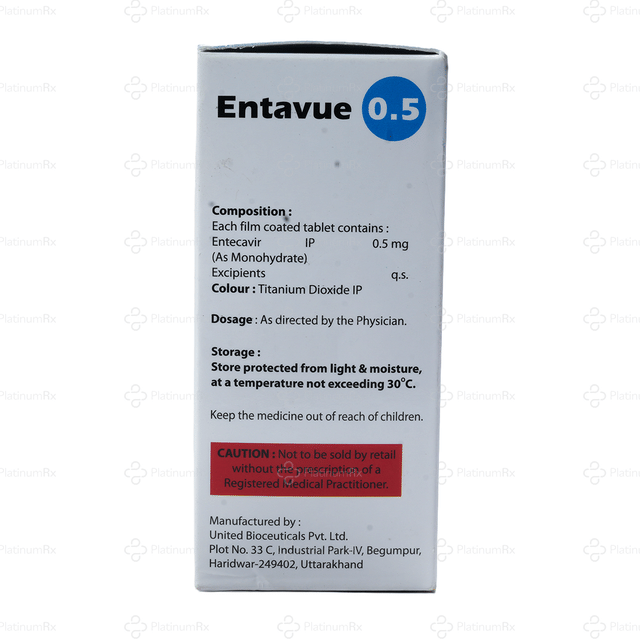 Entavue 0.5mg Tablet 10s