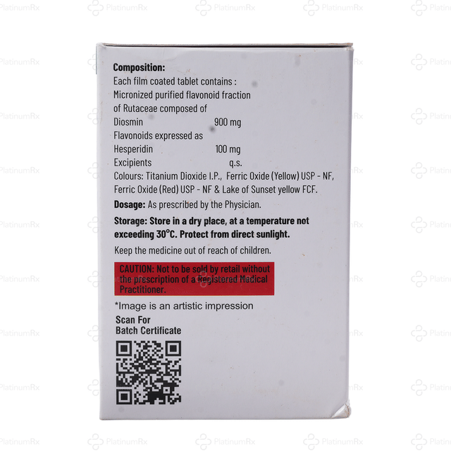 Dafloheal Forte 1000mg Tablet 18s