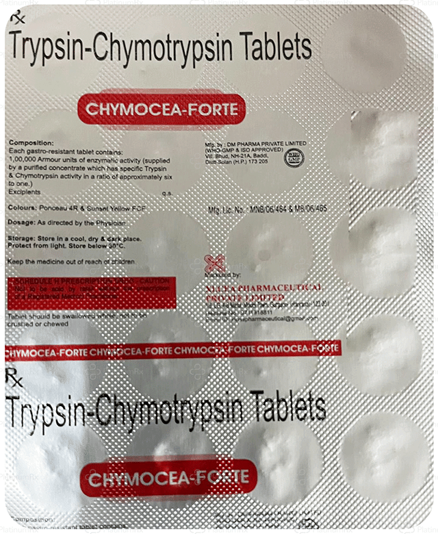 Chymocea Forte 100000AU Tablet 20s