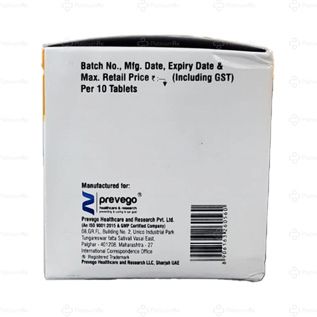 Cefivac 400mg Tablet DT 10s
