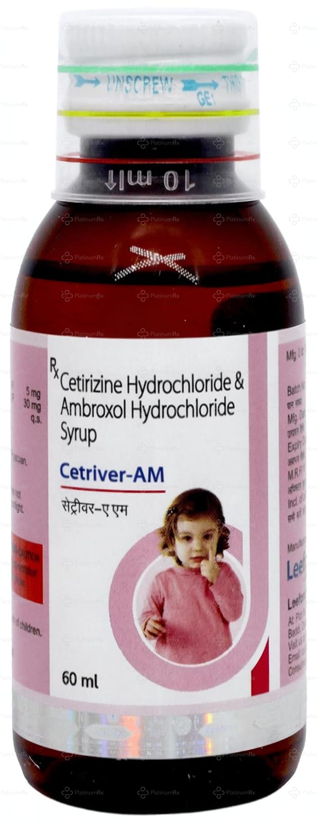 Cetriver AM 5/30mg Syrup 60ml