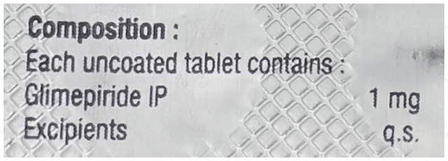 GLIMleco 1mg Tablet 15s