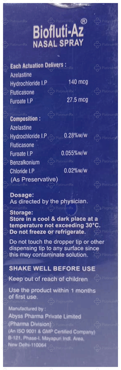 Biofluti AZ 140/27.5mcg Nasal Spray 6gm