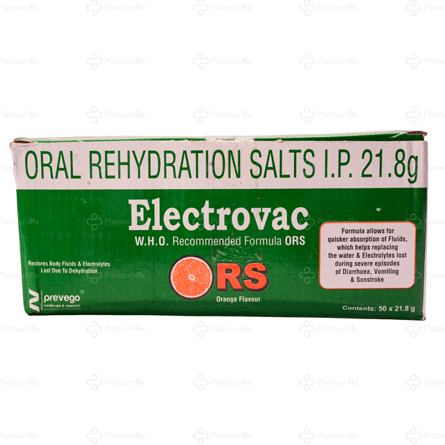 Electrovac ORS Orange Flavour Powder 21.8g