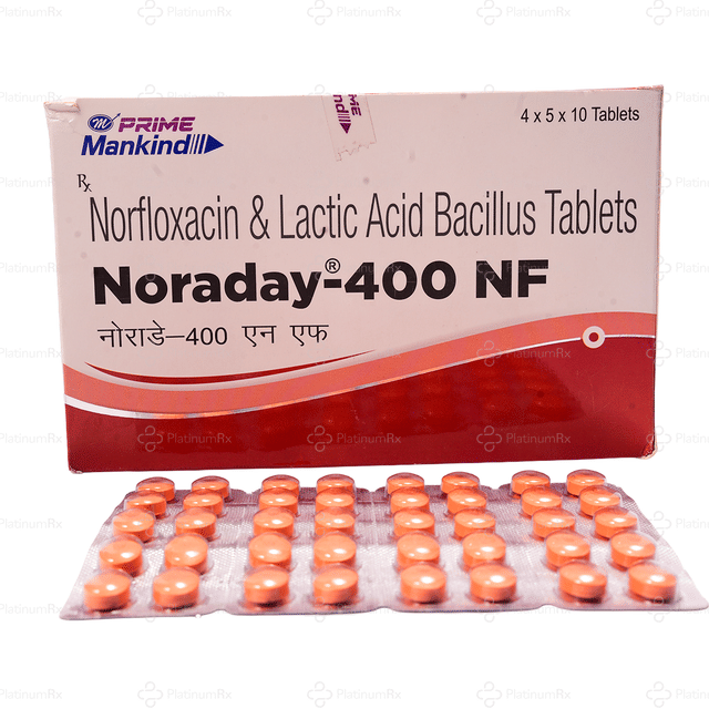 Noraday 120M/400mg NF Tablet 10s