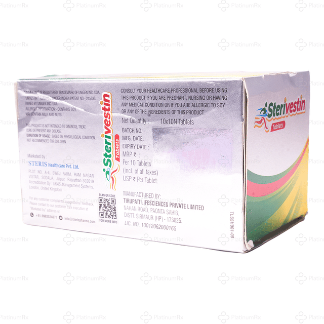 Sterivestin 250mg Tablet 10s
