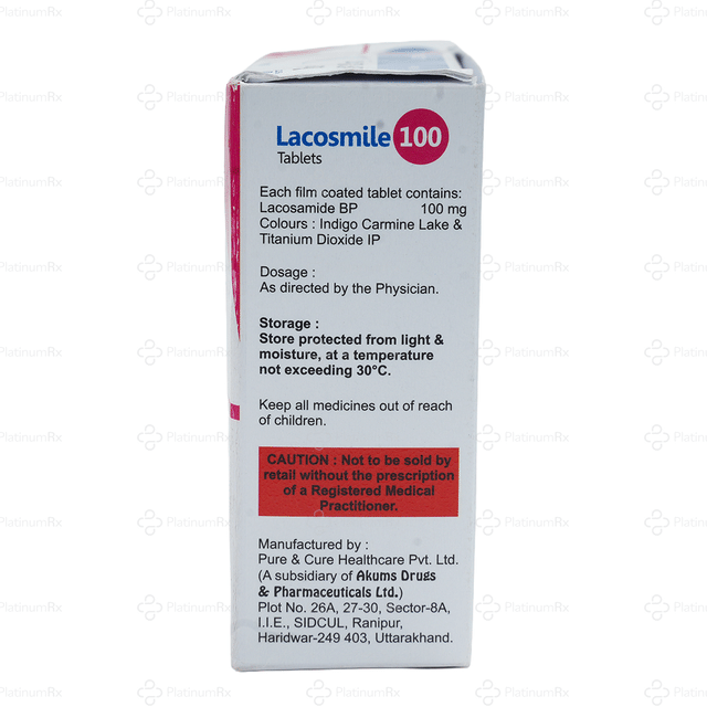 Lacosmile 100mg Tablet 10s