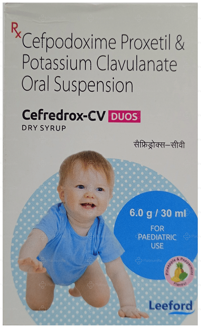 Cefredrox CV Duo 100/62.5mg Dry Syrup 30ml
