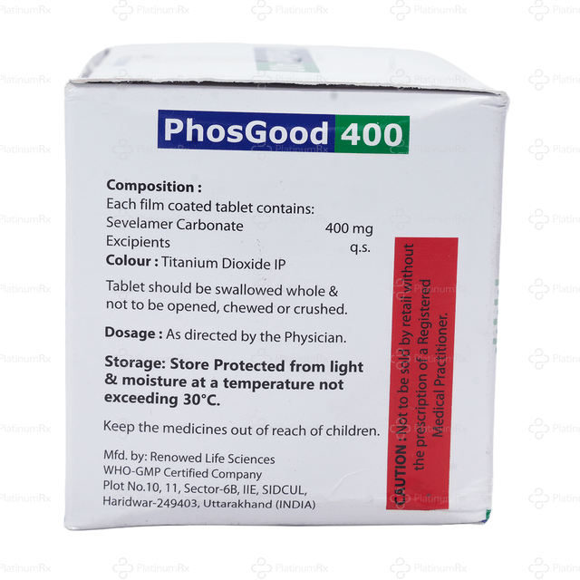 Phosgood 400mg Tablet 10s