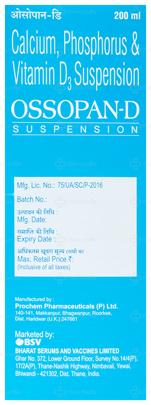 Ossopan D Suspension 200ml