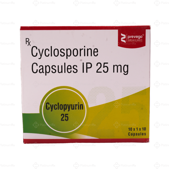 Cyclopyurin 25mg Capsule 10s