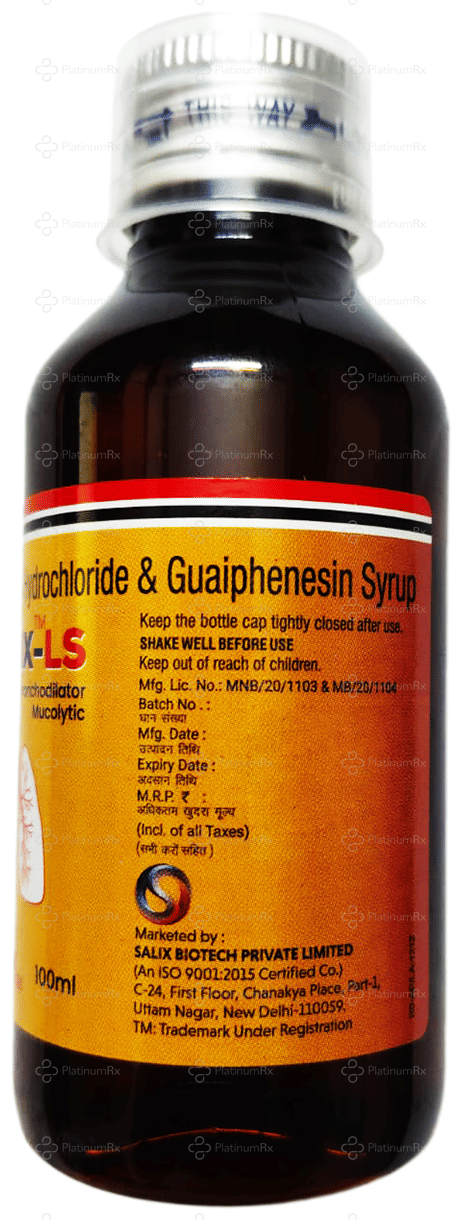 Coflix LS 30/50/1mg Sugar Free Syrup 100ml