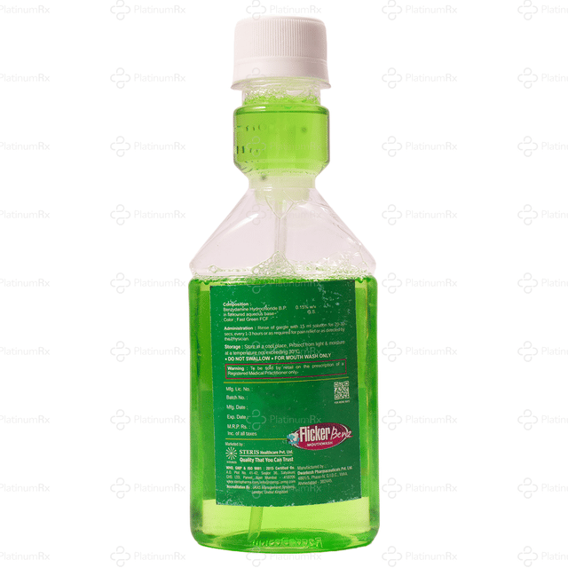 Flicker Benz 0.15% Mouth Wash 150ml