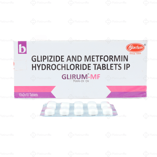Glirum MF 5/500mg Tablet 10s
