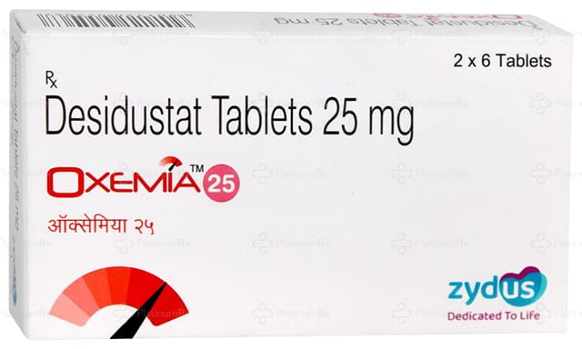 Oxemia 25mg Tablet 6s