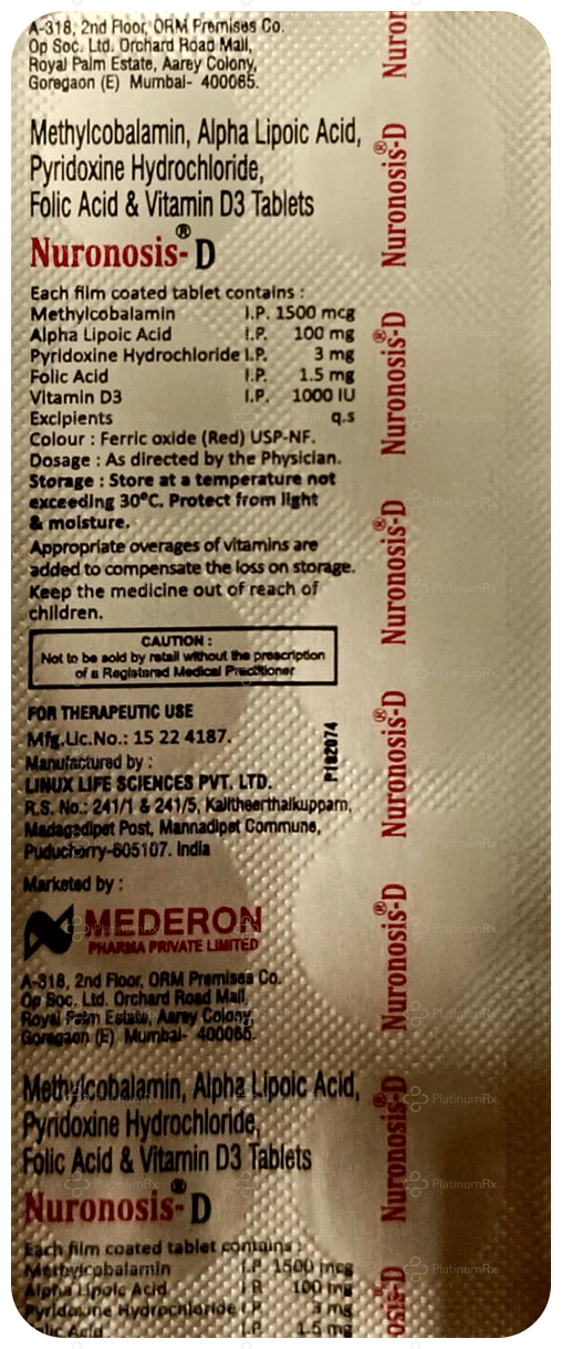 Nuronosis D Tablet 10s