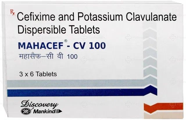 Mahacef CV 100/62.5mg Tablet 6s