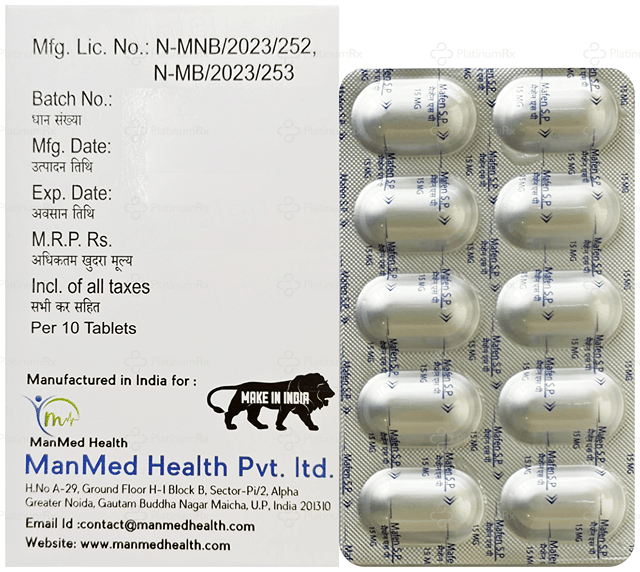 Mafen S.P 100/325/15mg Tablet 10s