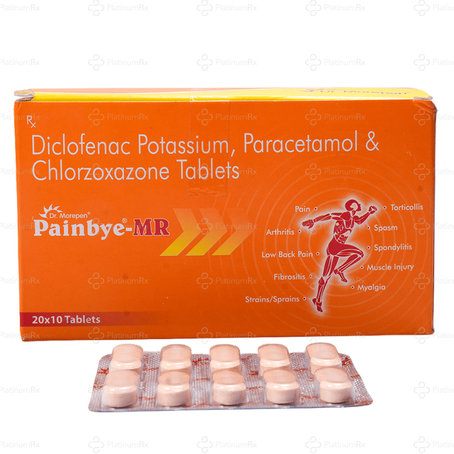 Painbye 50/325/250mg Tablet MR 10s