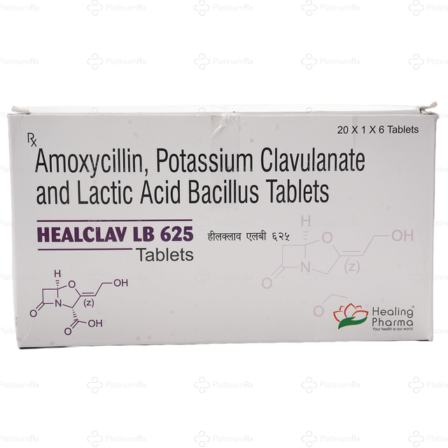 Healclav LB 625mg Tablet 6s