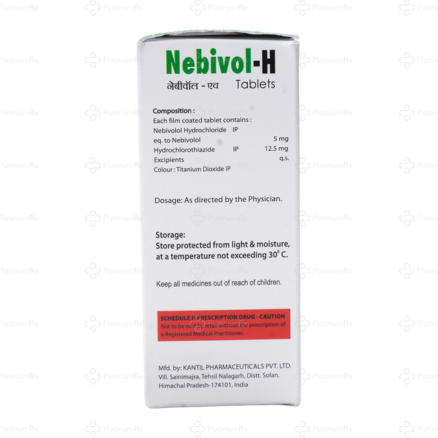 Nebivol H 5/12.5mg Tablet 10s